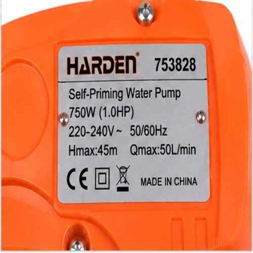 ⁦موتور مياه 1 حصان نحاس تحضير ذاتي اكس استانلس INDUSTRIAL HARDEN – 753828⁩ - الصورة ⁦6⁩