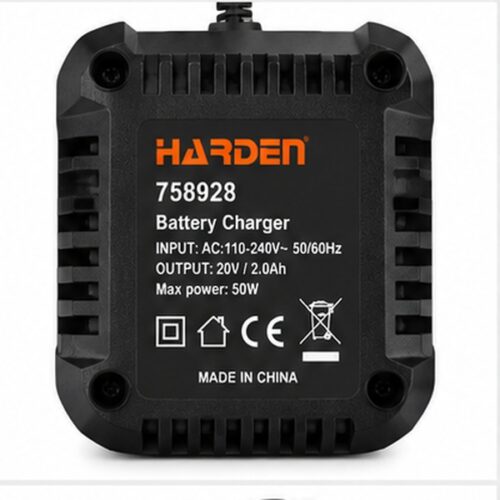 ⁦شاحن بطارية 20 فولت 2 أمبير HARDEN – 758928⁩ - الصورة ⁦4⁩